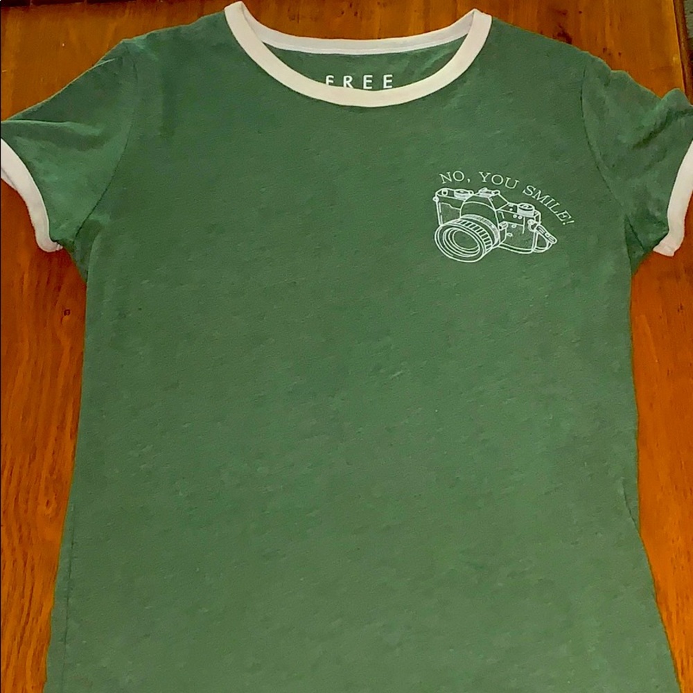 Aeropostale Free State “No you Smile” baseball tee